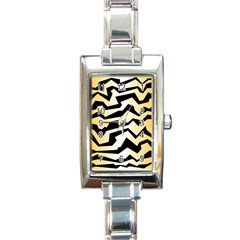 Polynoise Tiger Rectangle Italian Charm Watch by jumpercat