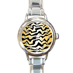 Polynoise Tiger Round Italian Charm Watch by jumpercat