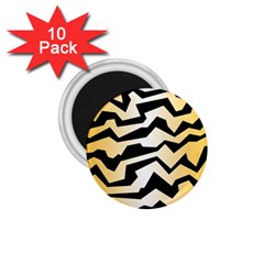 Polynoise Tiger 1 75  Magnets (10 Pack)  by jumpercat