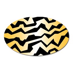 Polynoise Tiger Oval Magnet by jumpercat