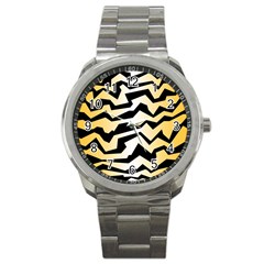 Polynoise Tiger Sport Metal Watch by jumpercat