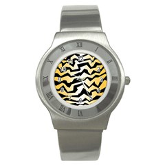 Polynoise Tiger Stainless Steel Watch by jumpercat