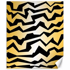 Polynoise Tiger Canvas 8  X 10  by jumpercat