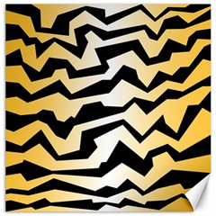 Polynoise Tiger Canvas 12  X 12   by jumpercat