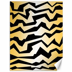 Polynoise Tiger Canvas 36  X 48   by jumpercat