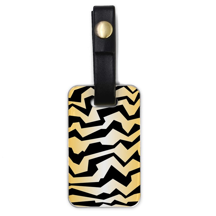 Polynoise Tiger Luggage Tags (One Side) 