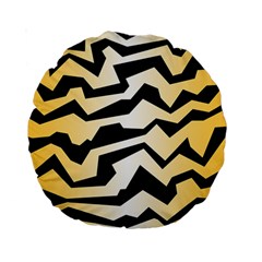 Polynoise Tiger Standard 15  Premium Round Cushions by jumpercat