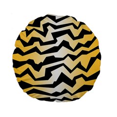 Polynoise Tiger Standard 15  Premium Flano Round Cushions by jumpercat