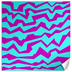 Polynoise Shock New Wave Canvas 12  X 12   by jumpercat