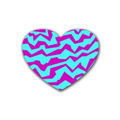 Polynoise Shock New Wave Heart Coaster (4 Pack)  by jumpercat