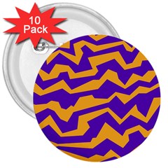 Polynoise Pumpkin 3  Buttons (10 pack) 