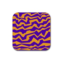 Polynoise Pumpkin Rubber Coaster (Square) 