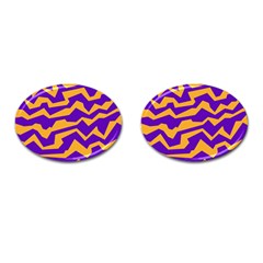 Polynoise Pumpkin Cufflinks (Oval)