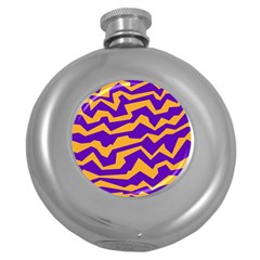 Polynoise Pumpkin Round Hip Flask (5 Oz) by jumpercat