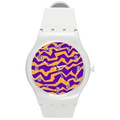 Polynoise Pumpkin Round Plastic Sport Watch (M)