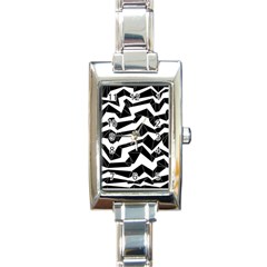 Polynoise Origami Rectangle Italian Charm Watch by jumpercat