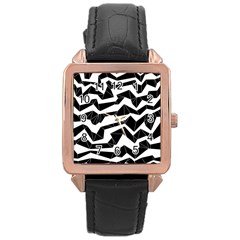 Polynoise Origami Rose Gold Leather Watch  by jumpercat