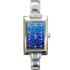 Polynoise Deep Layer Rectangle Italian Charm Watch by jumpercat