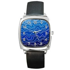 Polynoise Deep Layer Square Metal Watch by jumpercat