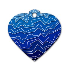 Polynoise Deep Layer Dog Tag Heart (one Side) by jumpercat