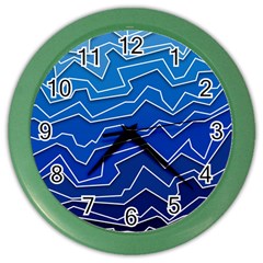 Polynoise Deep Layer Color Wall Clocks by jumpercat