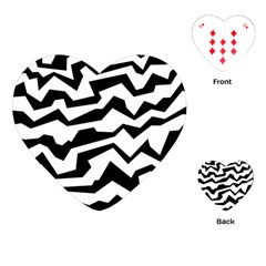 Polynoise Bw Playing Cards (Heart) 