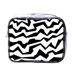 Polynoise Bw Mini Toiletries Bags by jumpercat