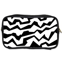 Polynoise Bw Toiletries Bags by jumpercat