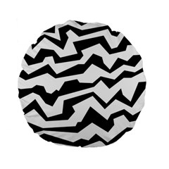 Polynoise Bw Standard 15  Premium Round Cushions by jumpercat