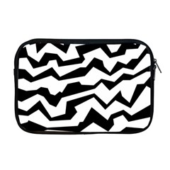 Polynoise Bw Apple MacBook Pro 17  Zipper Case