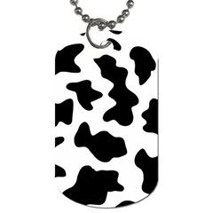 Animal Print Black And White Black Dog Tag (one Side) by BangZart