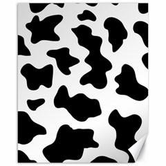 Animal Print Black And White Black Canvas 16  X 20   by BangZart