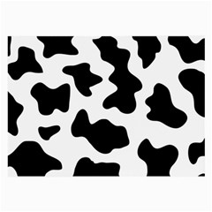 Animal Print Black And White Black Large Glasses Cloth (2-side) by BangZart