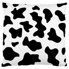 Animal Print Black And White Black Large Flano Cushion Case (one Side) by BangZart