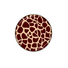 Animal Print Girraf Patterns Hat Clip Ball Marker by BangZart