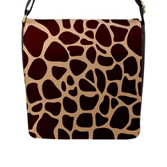 Animal Print Girraf Patterns Flap Messenger Bag (l) 