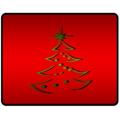 Christmas Fleece Blanket (medium)  by BangZart