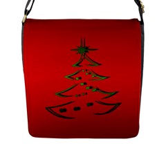 Christmas Flap Messenger Bag (l) 