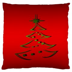 Christmas Large Flano Cushion Case (two Sides) by BangZart