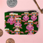 Seamless Tile Repeat Pattern Mini Coin Purses Back