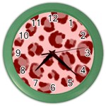 Seamless Tile Background Abstract Color Wall Clocks Front