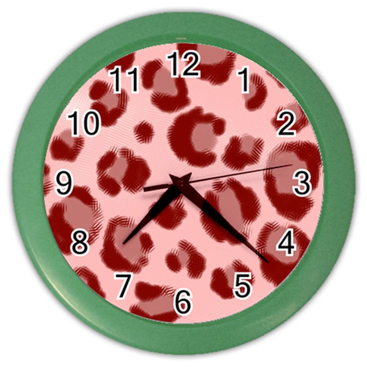 Seamless Tile Background Abstract Color Wall Clocks