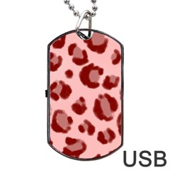 Seamless Tile Background Abstract Dog Tag Usb Flash (one Side) by BangZart