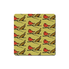 Animal Nature Wild Wildlife Square Magnet by BangZart