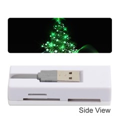 Christmas Tree Background Memory Card Reader (stick)  by BangZart