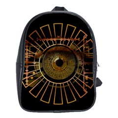 Eye Technology School Bag (large) by BangZart