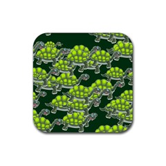 Seamless Tile Background Abstract Rubber Coaster (square)  by BangZart