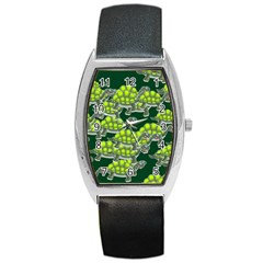 Seamless Tile Background Abstract Barrel Style Metal Watch by BangZart