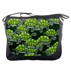 Seamless Tile Background Abstract Messenger Bags by BangZart