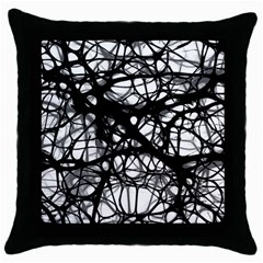 Neurons Brain Cells Brain Structure Throw Pillow Case (black) by BangZart